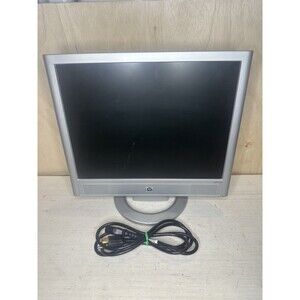 HP VS15 15" LCD VGA Monitor With Built In Speakers Gaming Retro Monitor READ